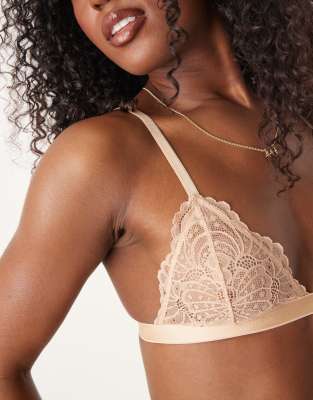 Asos Design Sienna Lace Classic Triangle Bra