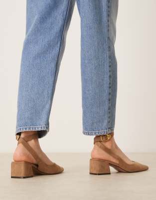 ASOS DESIGN SIENNA MID BLOCK HEEL SHOES 