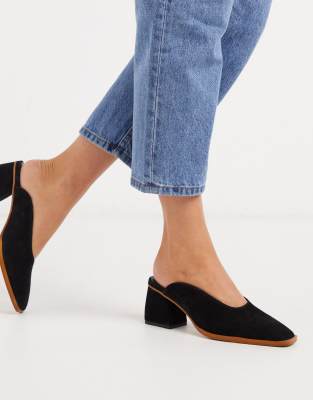asos black mules
