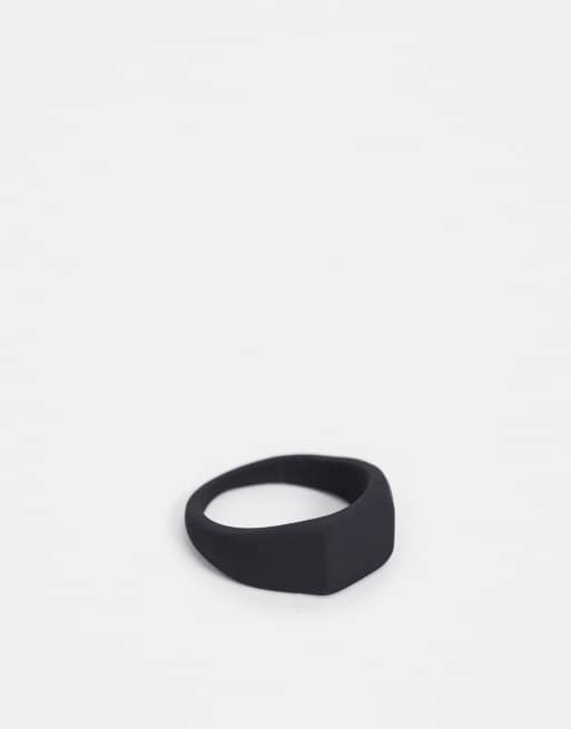 Asos black deals ring