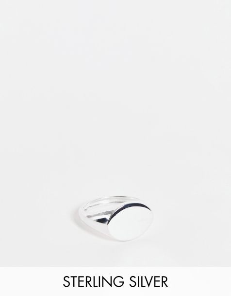 ASOS DESIGN – Signetring i sterlingsilver - view 1