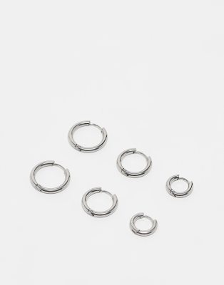 Creolen Silber 12*10mm Mit Zirkonia