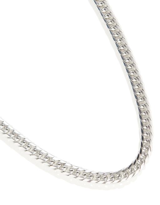 ASOS DESIGN – Silberfarbene Gliederhalskette aus wasserfestem Edelstahl   , 4 von 4