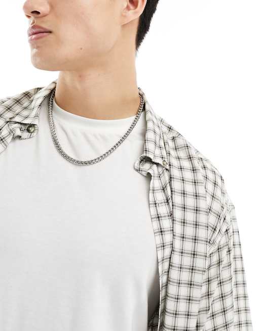 ASOS DESIGN – Silberfarbene Venezianerkette aus wasserfestem Edelstahl, 2 von 4