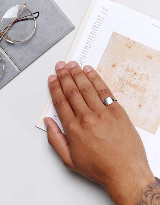 ASOS DESIGN – Silberfarbener Ring für den kleinen Finger, 3 von 4
