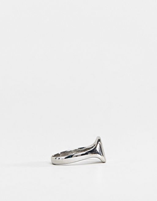 ASOS DESIGN – Silberfarbener Ring für den kleinen Finger, 4 von 4