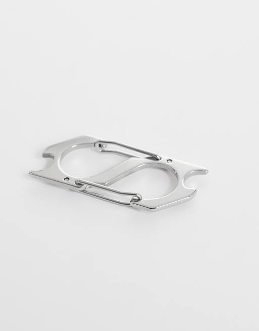 ASOS DESIGN – Silverfärgad karbinhake med S-design, 3 av 3