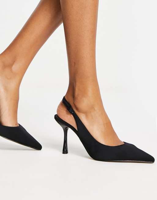 Slingback heel sale shoes