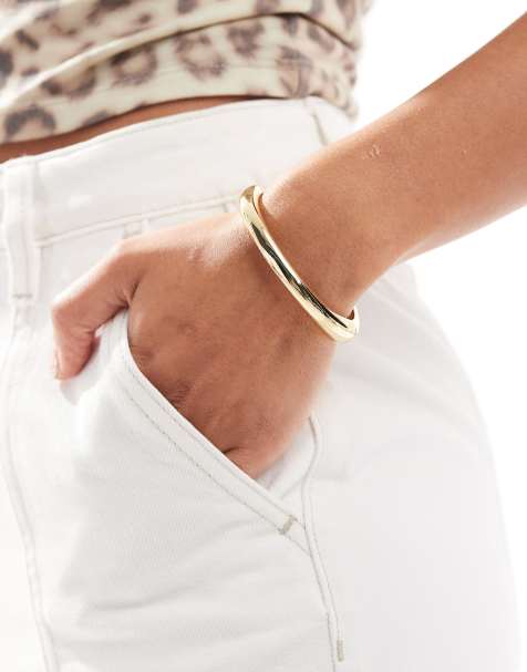 ASOS DESIGN - Simpele armband in goudkleur - view 1