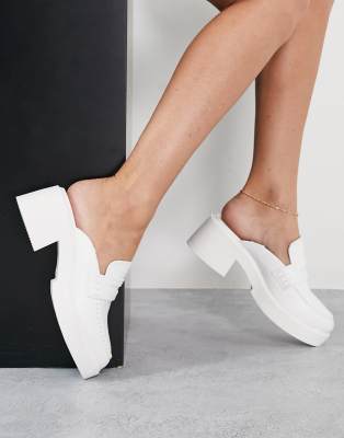 loafer mules heels