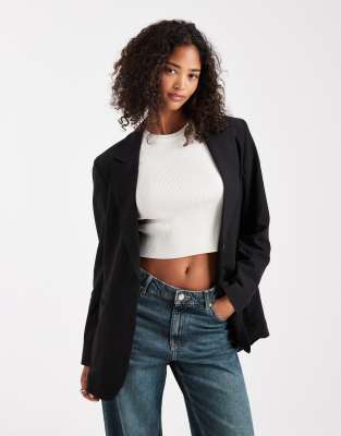 ASOS DESIGN ASOS DESIGN single breasted blazer in black