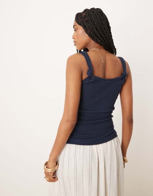 Strap Singlet Navy main image 0