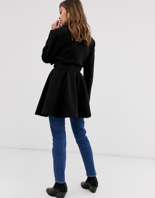 Skater on sale coat asos