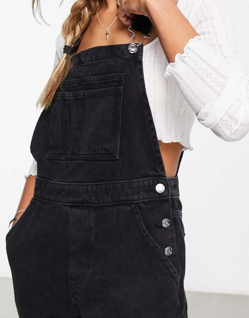 Denim Overall Skater Dress
