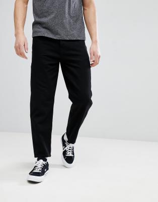 black skater pants
