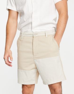 Fold Over Linen Shorts