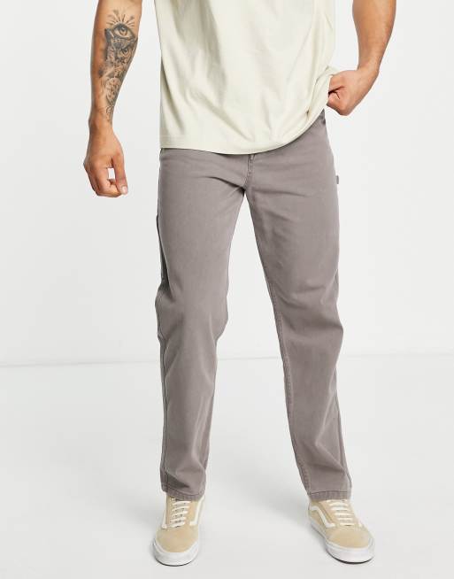 ASOS DESIGN – Skaterhose aus gewaschenem Twill mit Taschen im Zimmermanns-Stil, 3 von 4