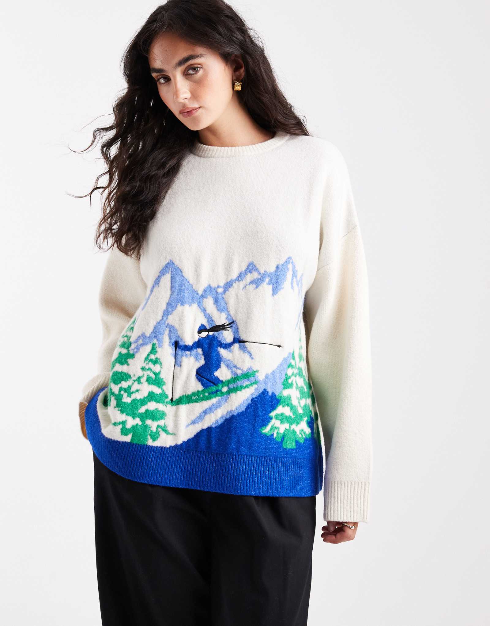 Свитер для катания на лыжах ASOS DESIGN ski scenic