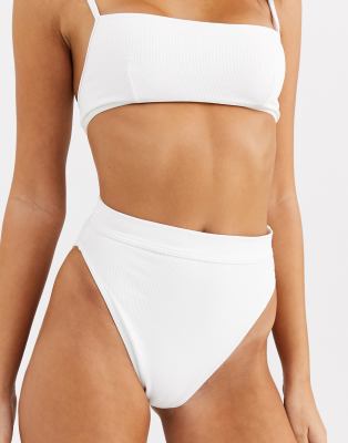 asos ribbed bikini