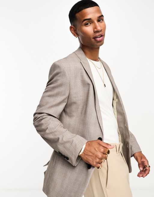 Asos on sale check blazer