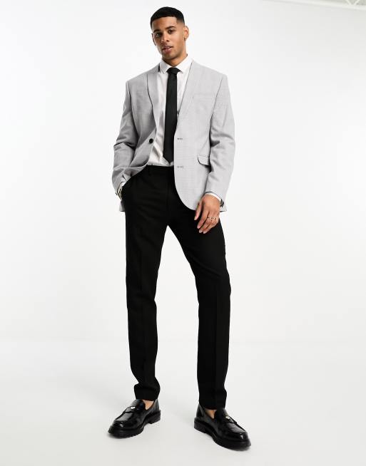 Grey skinny blazer hotsell