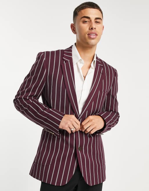 Maroon and gold on sale blazer