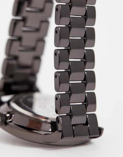 Gunmetal best sale watch bracelet