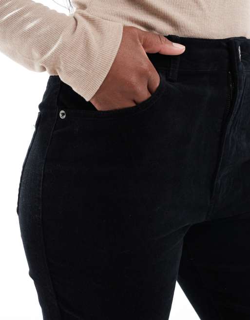 ASOS DESIGN - Skinny broek van corduroy in zwart , 4 van 5