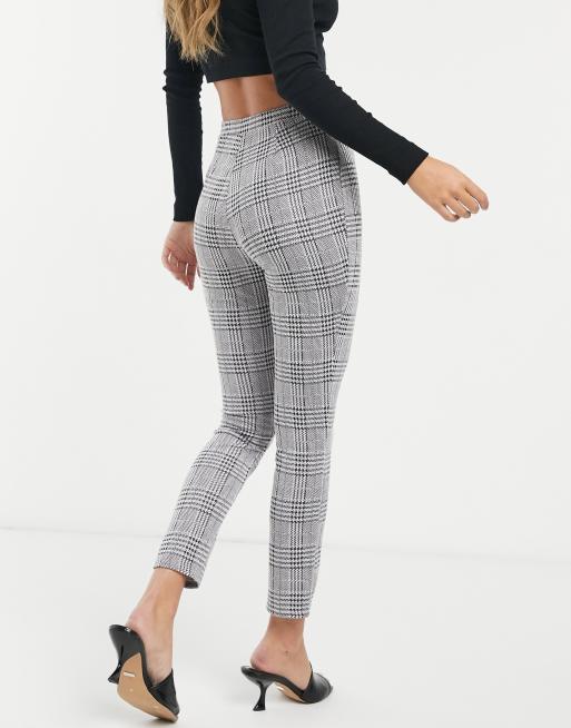 ASOS DESIGN - Skinny broek van geruit jacquard, 2 van 4