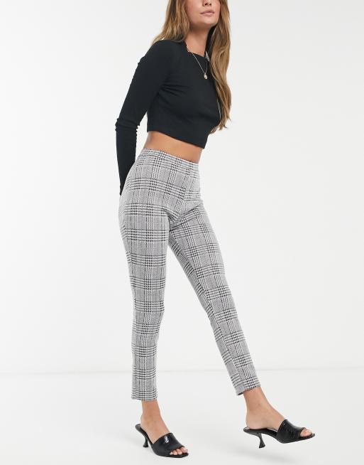 ASOS DESIGN - Skinny broek van geruit jacquard, 4 van 4