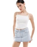 [ASOS DESIGN] ASOS DESIGN skinny cami in white L WHITE