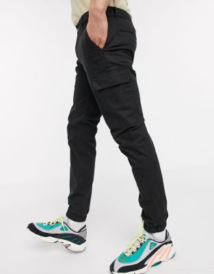 skinny cuffed cargo pants