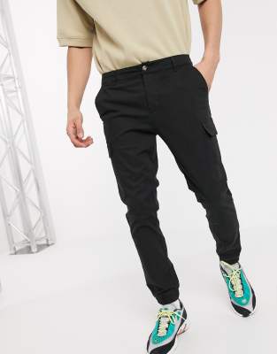 cargo cuffed trousers