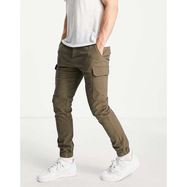 Cargo trousers hot sale cuffed