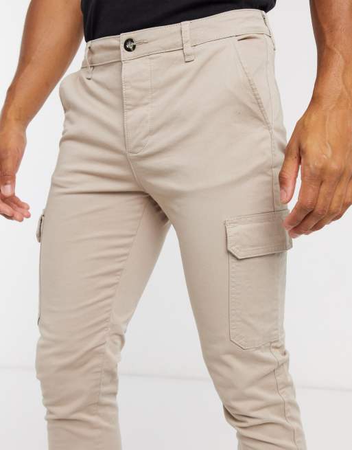 Asos skinny hot sale cargo pants