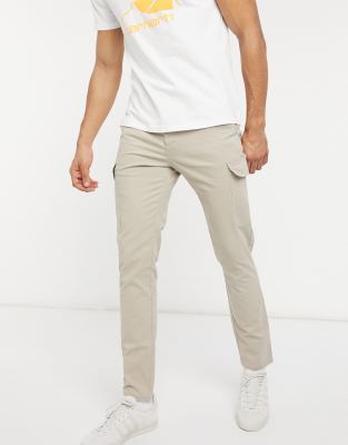 beige cargo skinny jeans