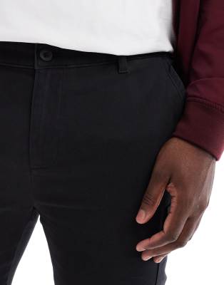 Asos Design Skinny Cargo Trousers In Black