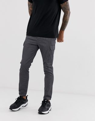 skinny cargo trousers