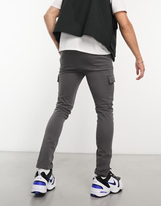 Mens skinny best sale combat trousers