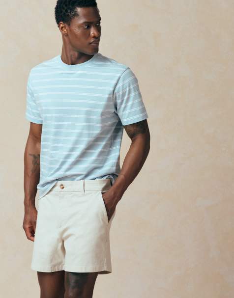 ASOS DESIGN skinny chino short in short length in stone - view 1