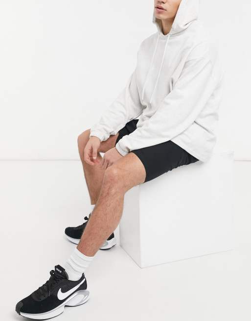 ASOS DESIGN skinny chino shorts in black, 4 of 4