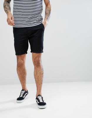 skinny chino shorts mens