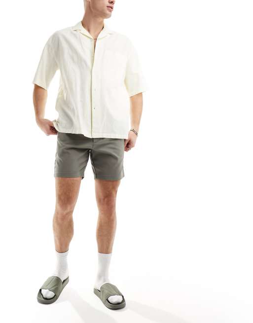 Asos skinny chino shorts clearance