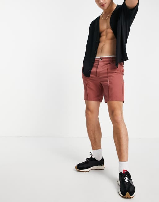 Asos skinny hot sale chino shorts