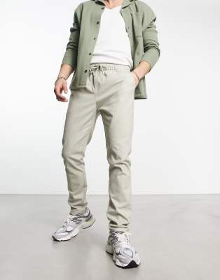 ASOS DESIGN skinny chino trousers in beige | ASOS