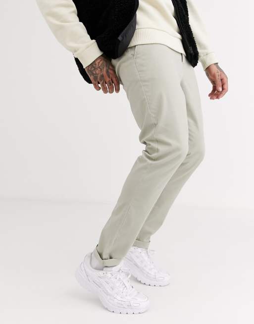 beige skinny chinos