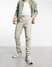 ASOS DESIGN tapered cargo pants in navy | ASOS