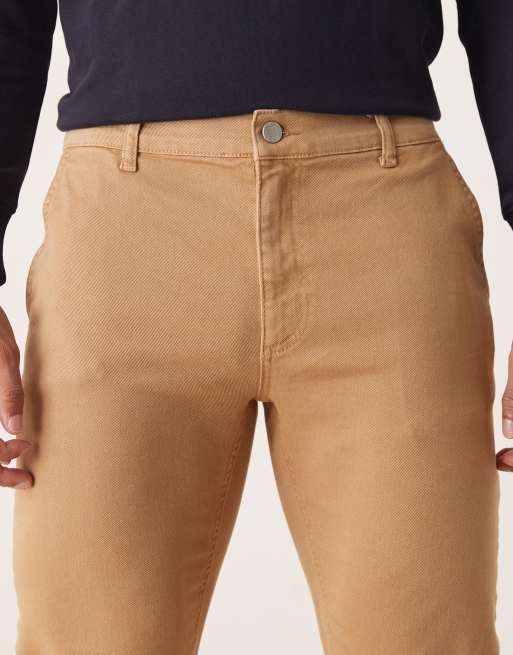 ASOS DESIGN skinny chinos in beige