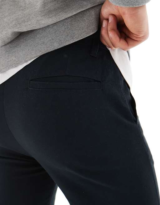 ASOS DESIGN skinny chinos in black , 3 of 5