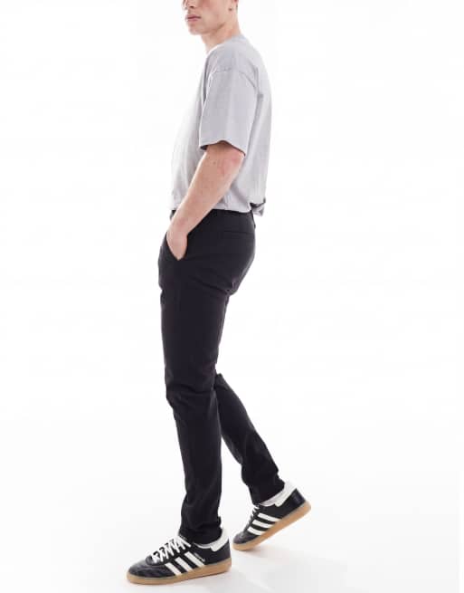 ASOS DESIGN skinny chinos in black, 2 of 5
